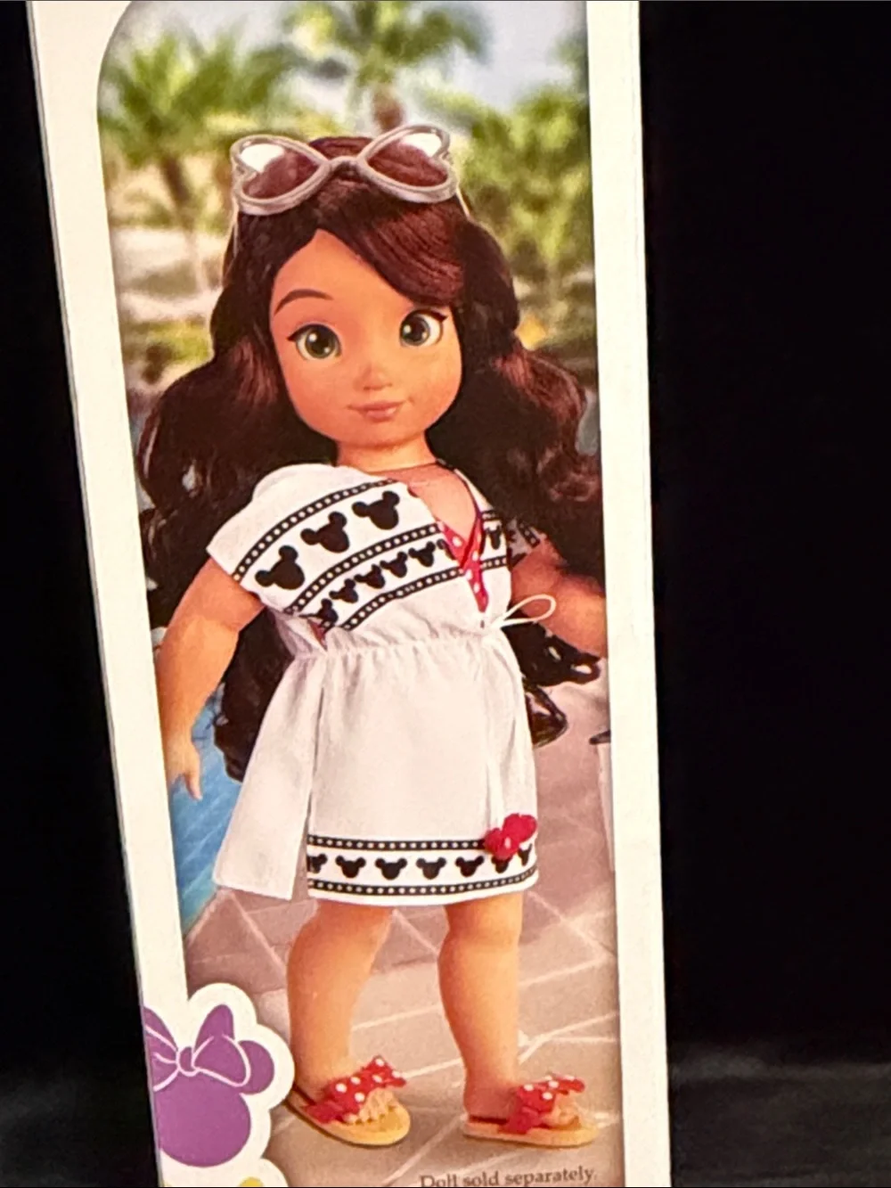 New Disney Ily Minnie Mouse Swimsuit Coverup Outfit for 18” Dolls